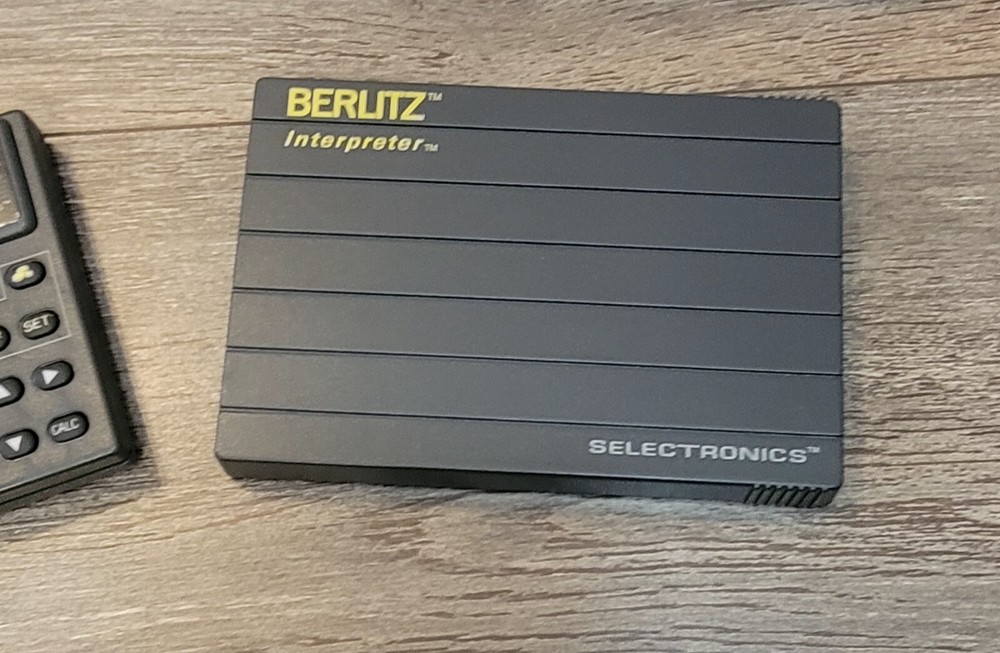 Berlitz Interpreter by Selectronics TR500 Five Language Translator Untested