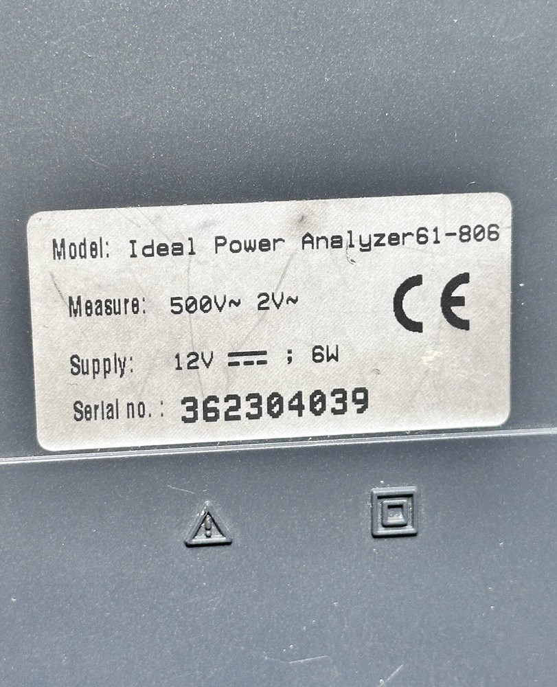 IDEAL 61-806 POWER ANALYZER