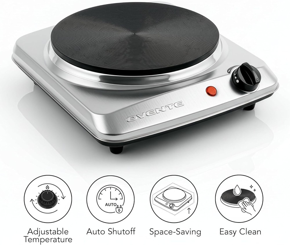 Portable Electric Countertop Single Burner