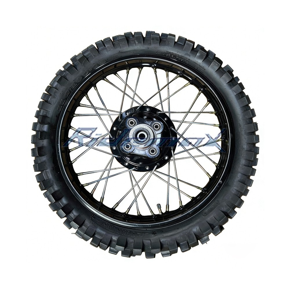 X-PRO 18" Rear Wheel Assembly 110/100-18 for Hawk 250 Carb Dirt Bike, HS250Y-A