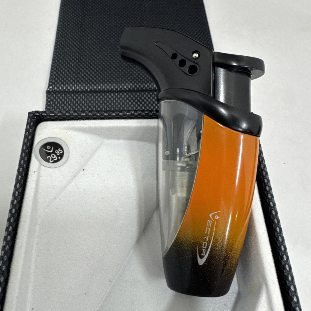Vector Volt - Single Jet Cigar Lighter - Orange - New