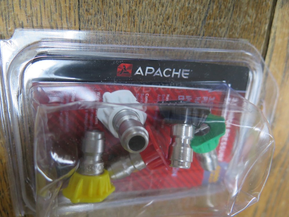 Apache 3.5 High Pressure Five Color Coded Spray Tips