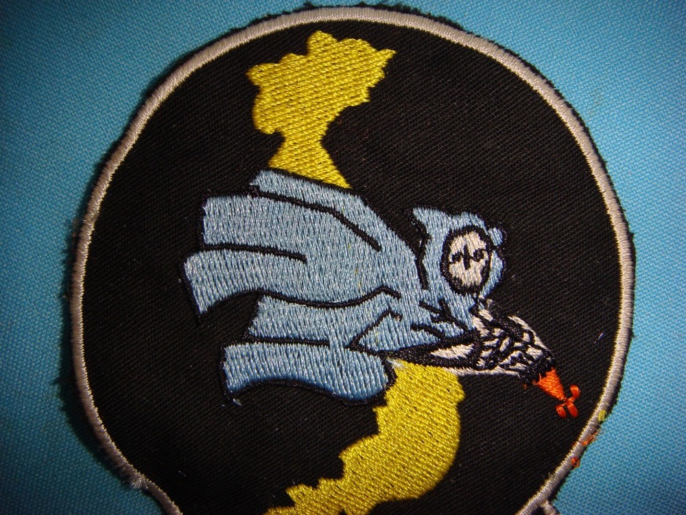 VIETNAM WAR PATCH, US F TROOP 8th CAVALRY BLUE GHOSTS & NIGHTHAWK