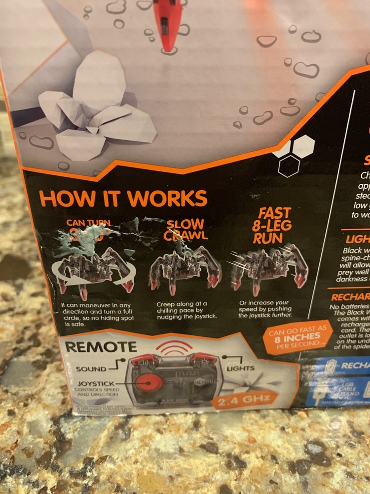 HEXBUG Black Widow, Robotic Toy Spider