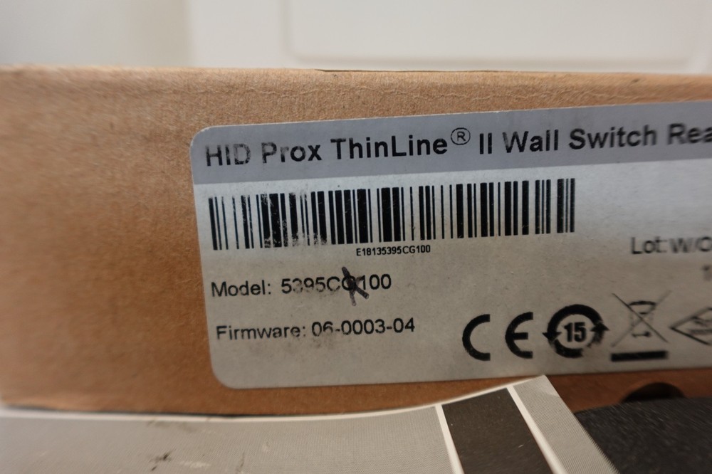 HID Thinline II Access Control Wall Switch Prox Card Reader White 5395CK100