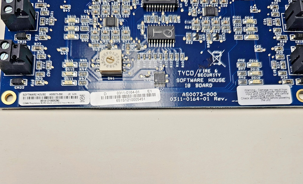 Software House AS0073-000 8 Input Reader Bus Module Board NEW ( Open Box)