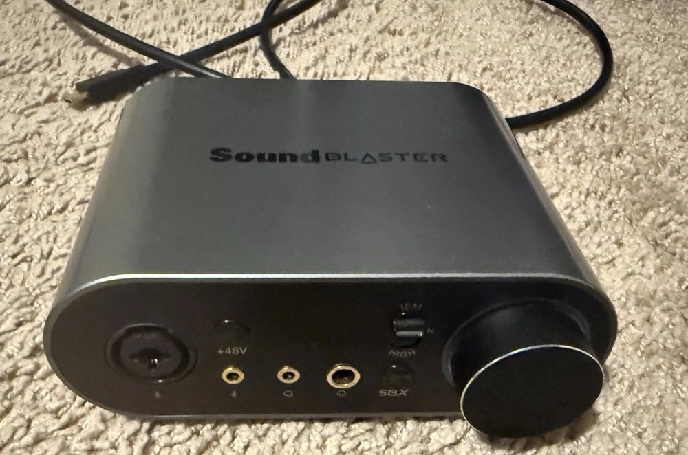 Creative Sound Blaster AE-9 Metallic Gray Sound Card Fully Functional
