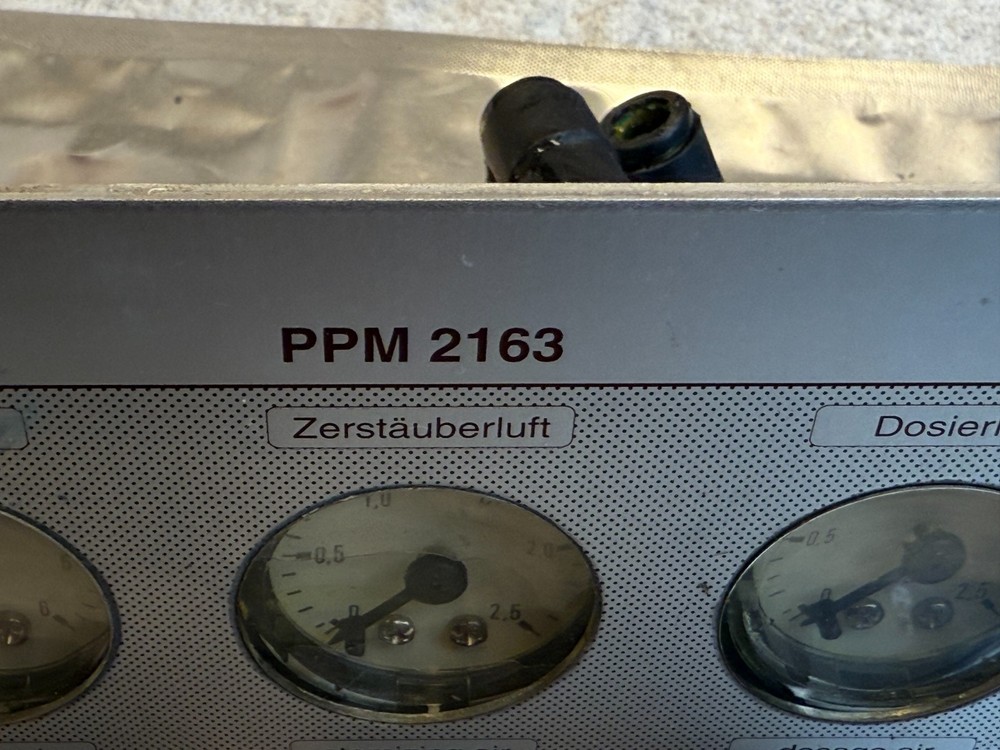 PPM2163 PPM 2163 Powdercoat Wagner system module front pneumatics panel