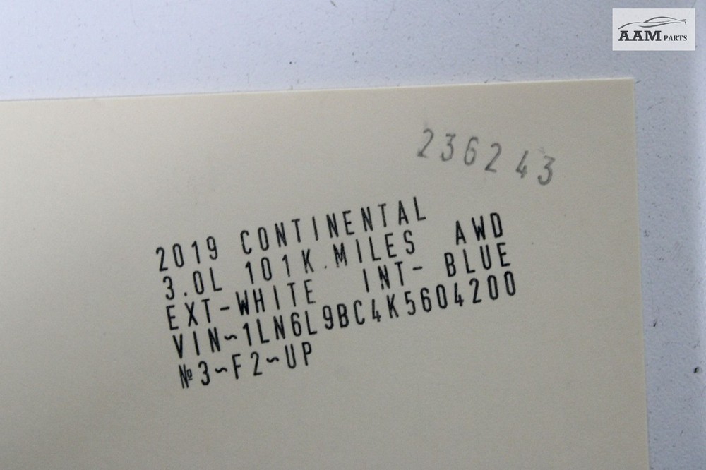 2017-20 LINCOLN CONTINENTAL INTERIOR AIR CLIMATE TEMP TEMPERATURE SENSOR OEM