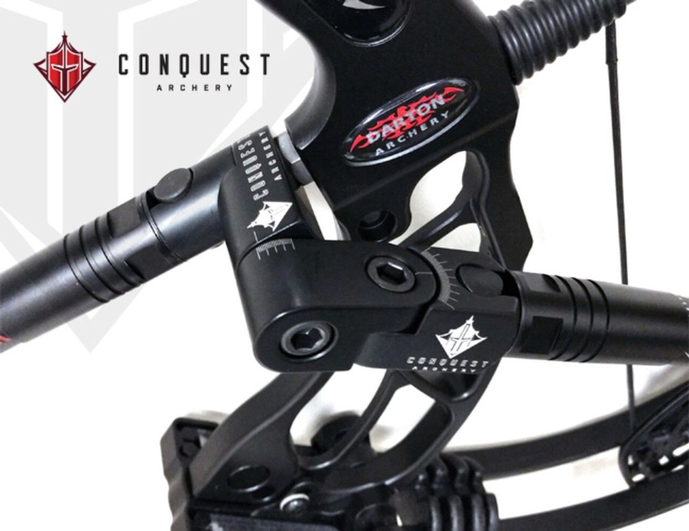 Conquest CF. 500 BOWHUNTER COMPLETE KIT (WITH SMAC) 10"Front8"Back Matte Black