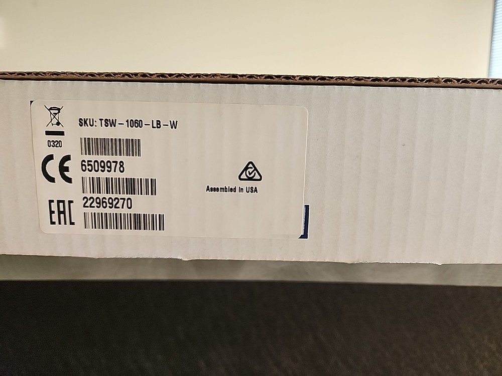 Crestron TSW-1060-LB-W Scheduling Panel LIGHT BAR