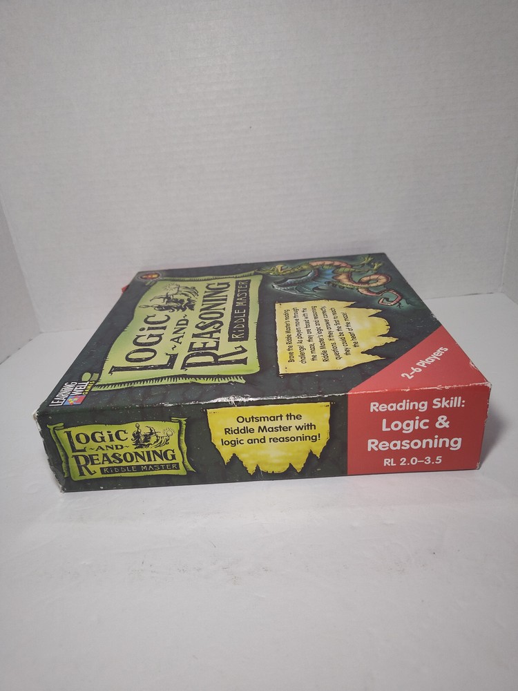 Learning Well Games Riddle Master Logic & Reasoning Reading Level 2.0–3.5 Ed.
