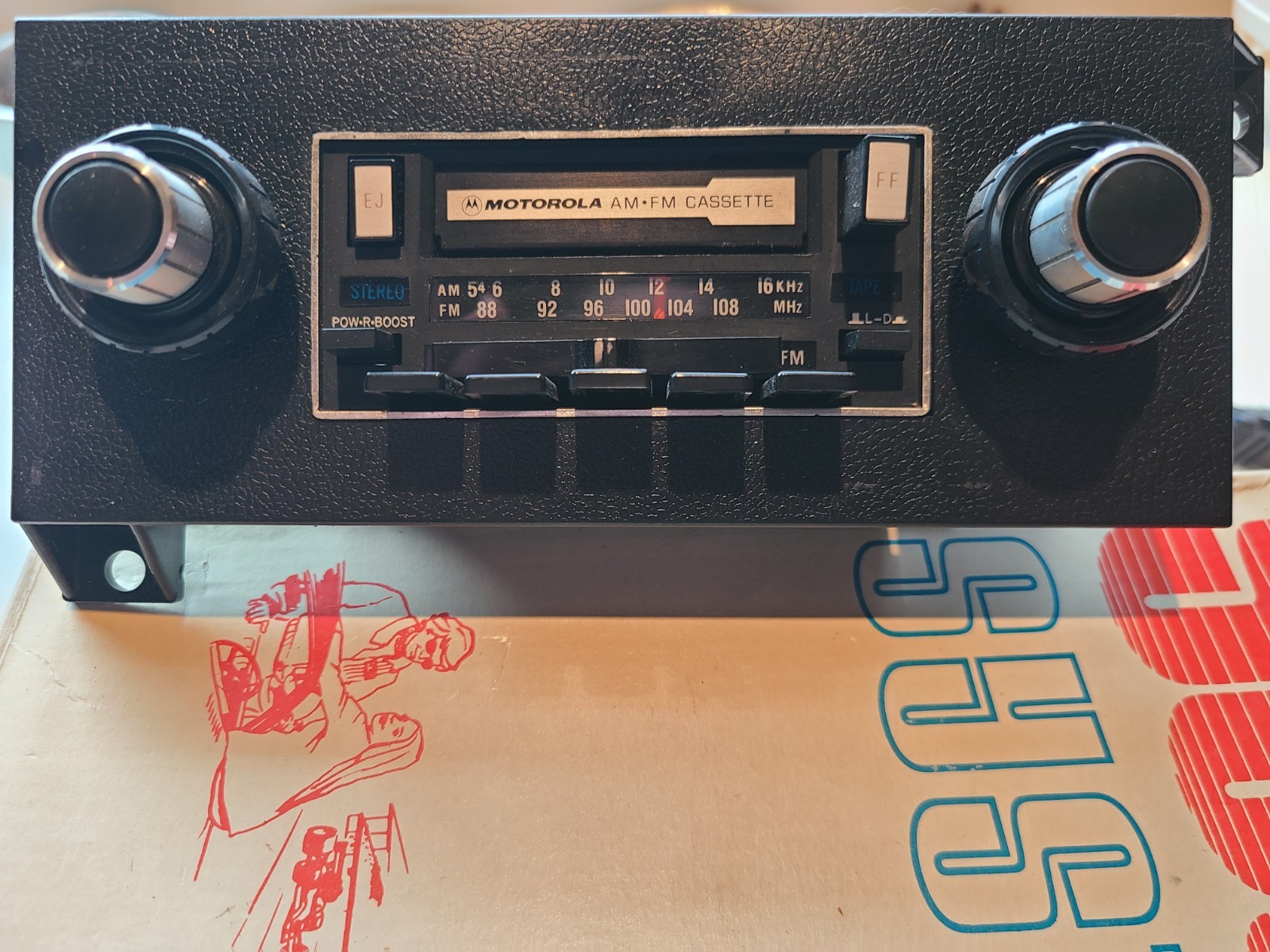 Vintage Rare Motorola  Car Stereo TC876AX AM FM Cassette Player Radio Excellent