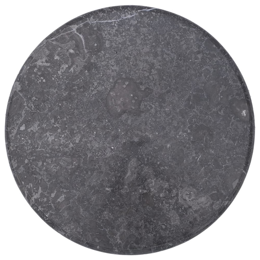 Table Top Gray Marble 23.6 in diameter Table Top Circular