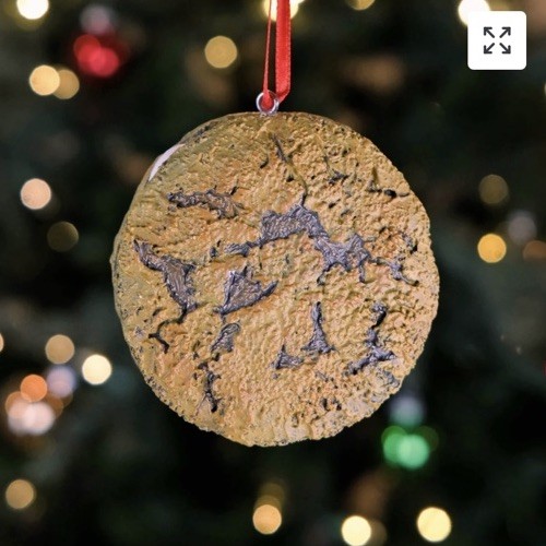 Authentic Little Debbie Oatmeal Creme Pie Ornament