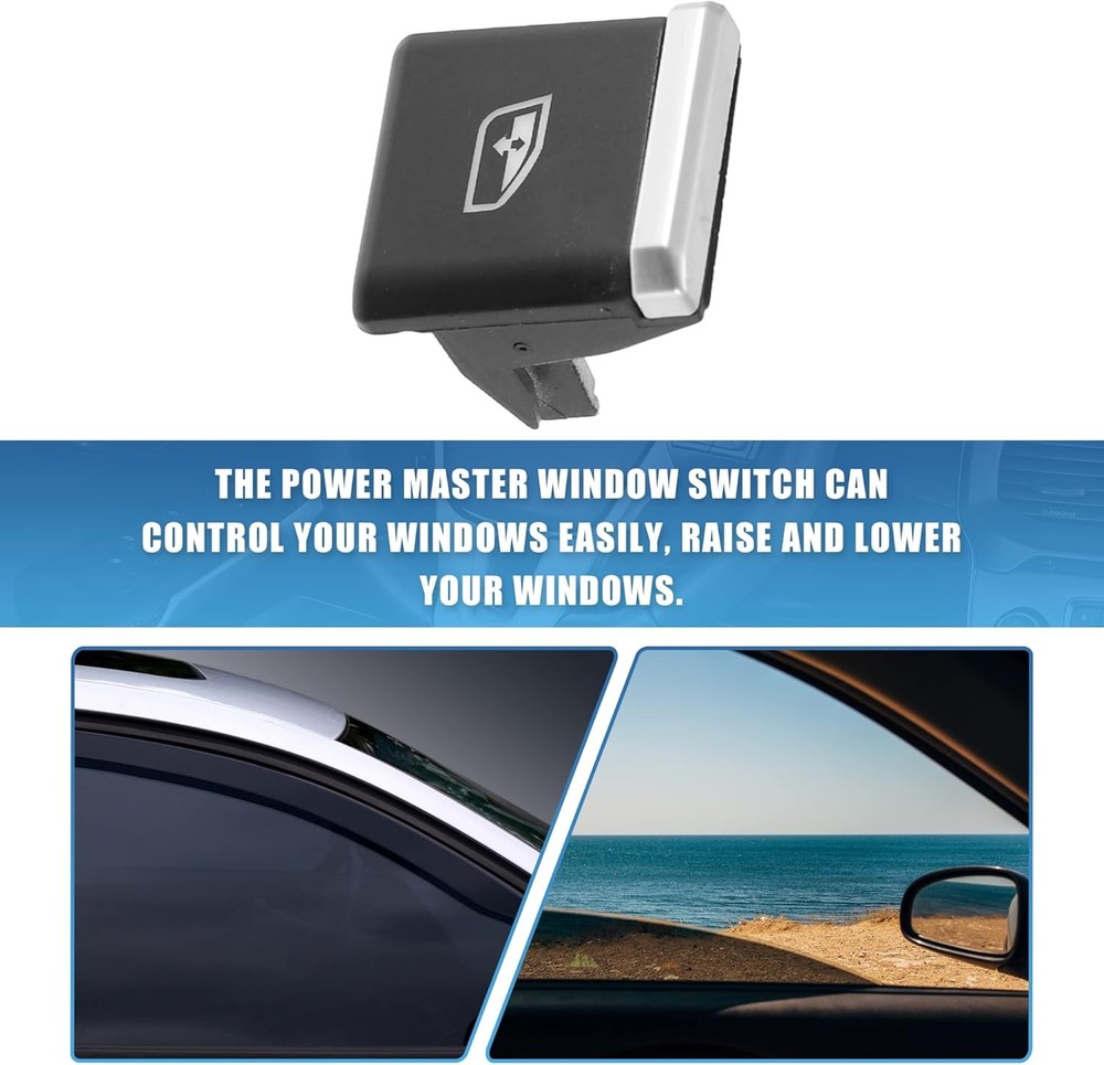 Replacement Driver Master Power Window Switch for 10-18 Porsche Cayenne Macan