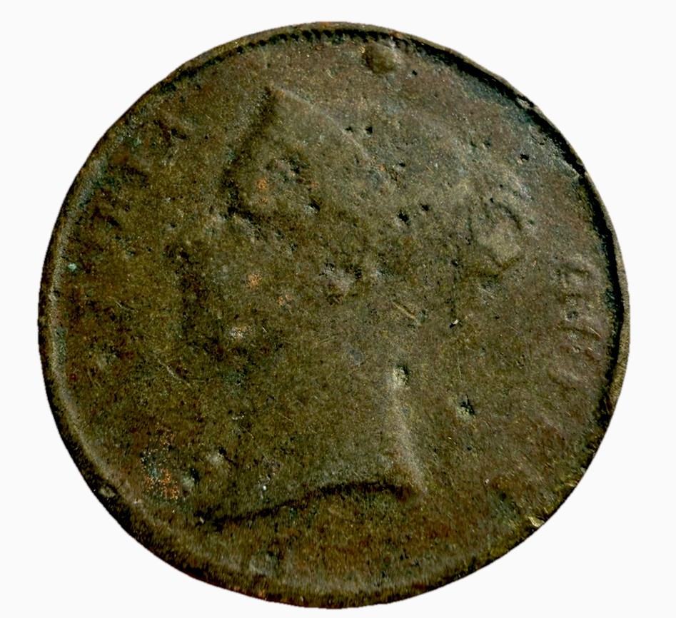 Straits Settlements Cent KM# 3 1845