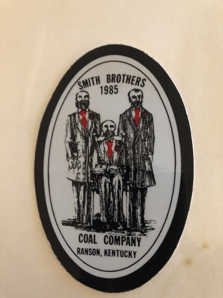 coal mining stickers nice older coal company