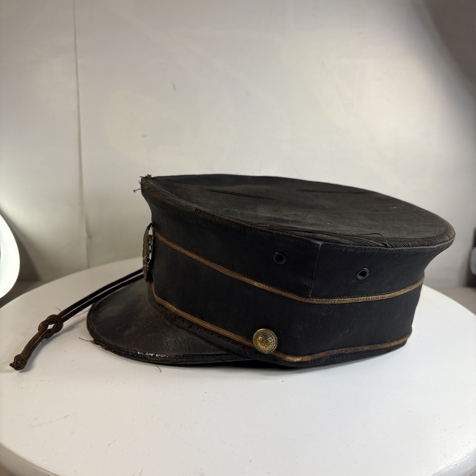 rare Civil War Veterans Kepi Hat Cap GAR Insignia Vintage Military 4C50