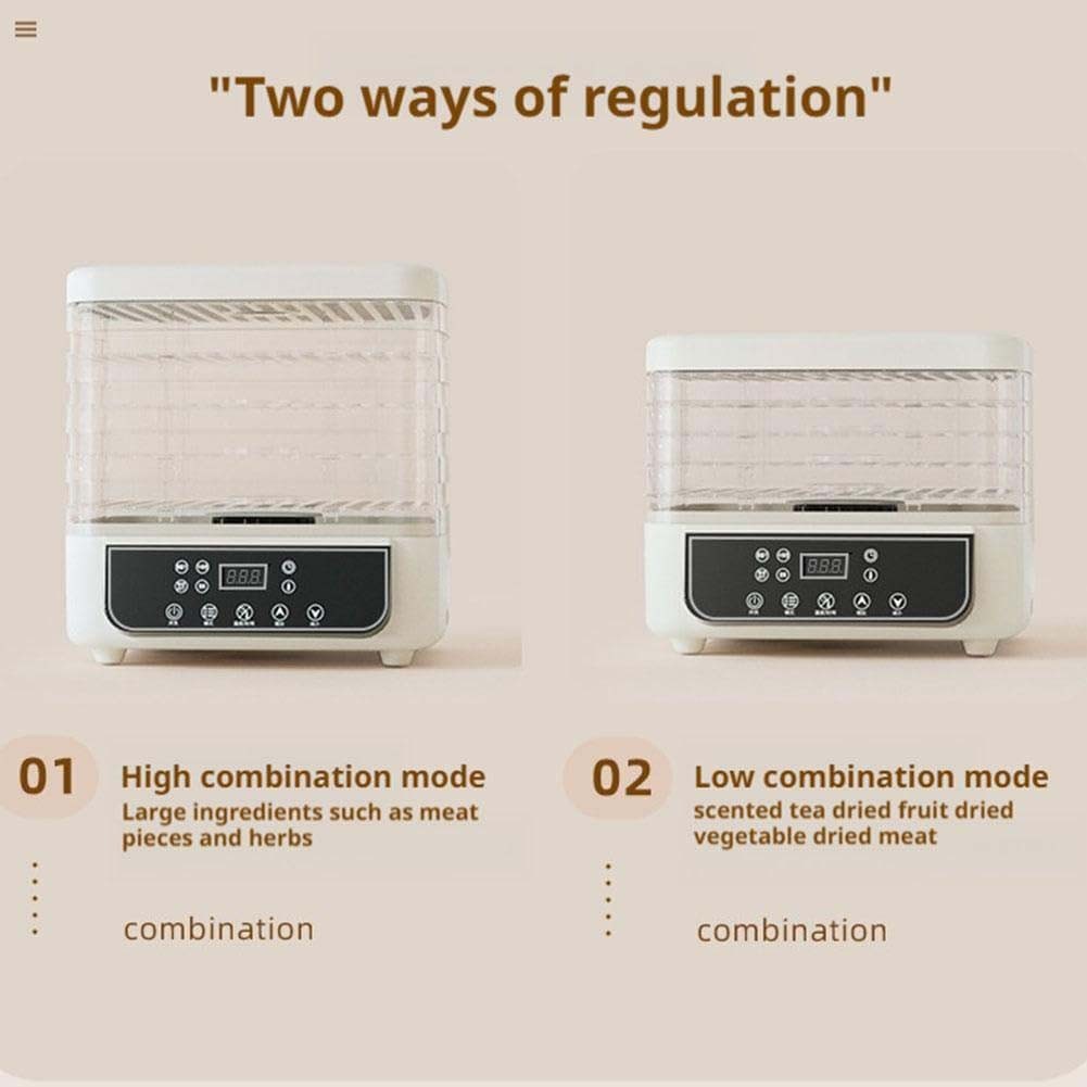 5 Trays Electric Food Dehydrator Commercial Fruit Jerky Beef Meat Dryer Machine