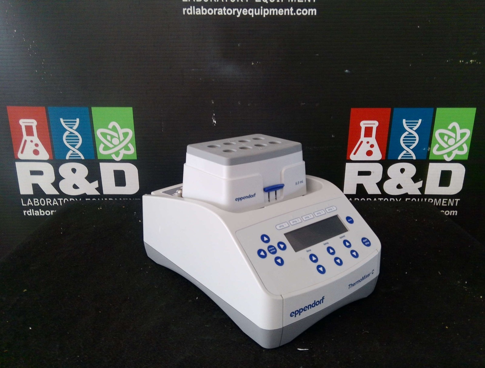 Eppendorf 5382 ThermoMixer C w/ 5.0ml Thermo Block 120v FULLY TESTED