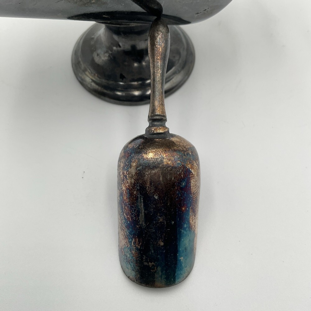 Vintage Silverplated Sugar Scuttle Scoop