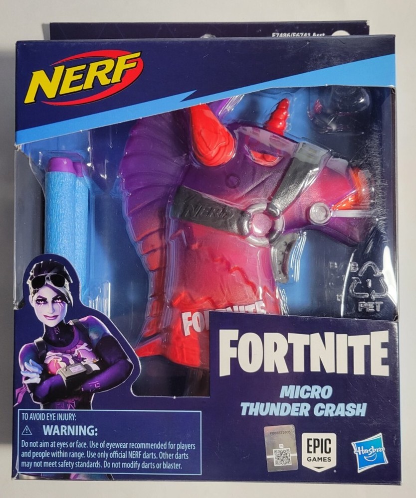 NERF ~ Fortnite ~ Microshots ~ Micro Thunder Crash ~ Blaster
