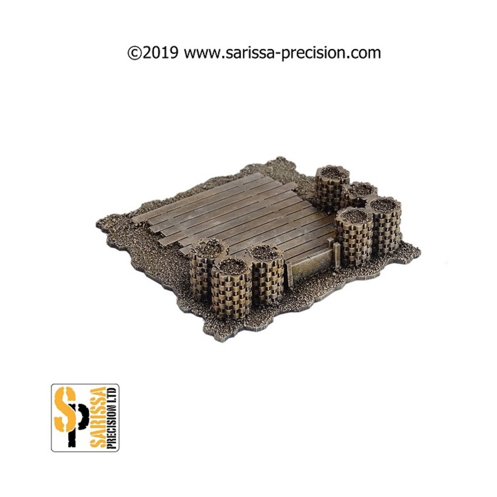 Sarissa Precision Terrain Gabion Redoubt Set Pack SW (New)