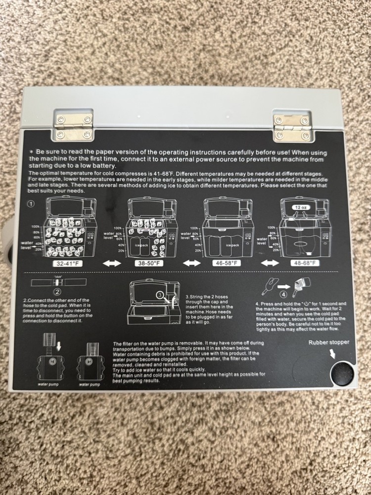 Water Circulating Cold Pack, Cold Therapy Machine - Gawacuree