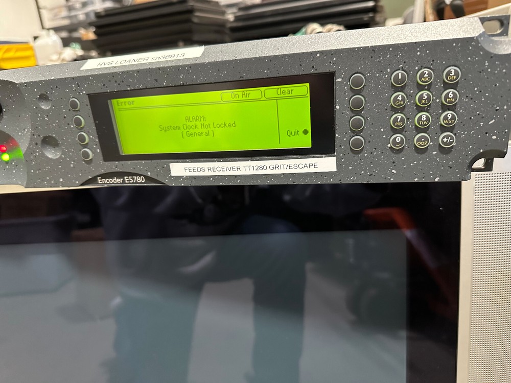 Tandberg Ericsson MPEG2 4:2:2 HD Encoder E5780 ATSC DVB 2U W/pigtail