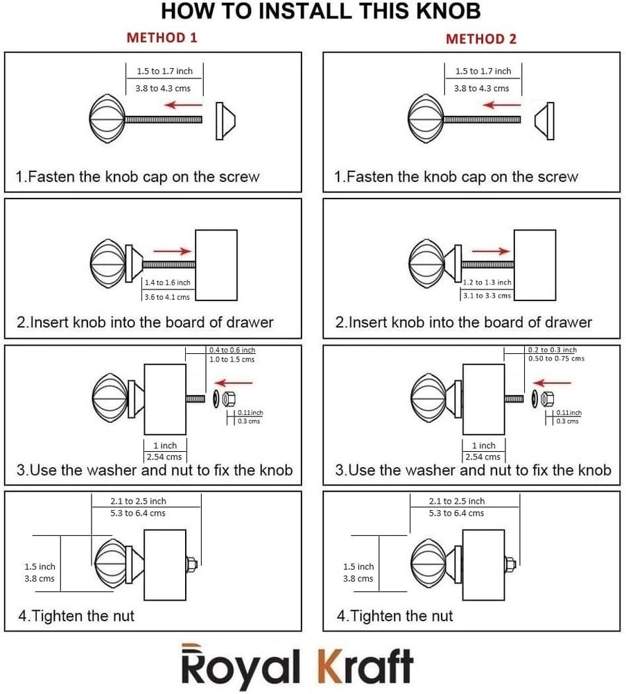 Vintage Blue Hand Painted Ceramic Pull Knobs for Kitchen Cabinet, Door & Draw...