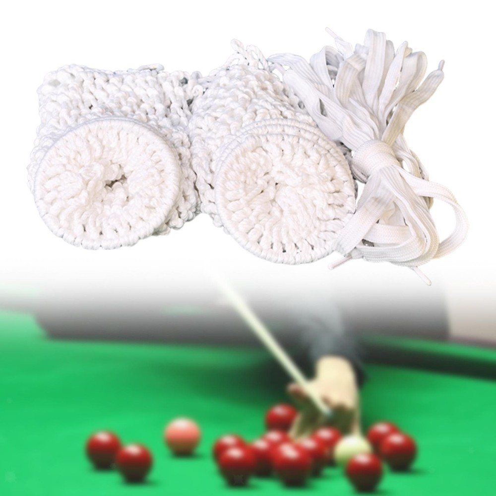 6Pcs Billiard Net Ball Bag Pool Table Nets Snooker Table Pockets