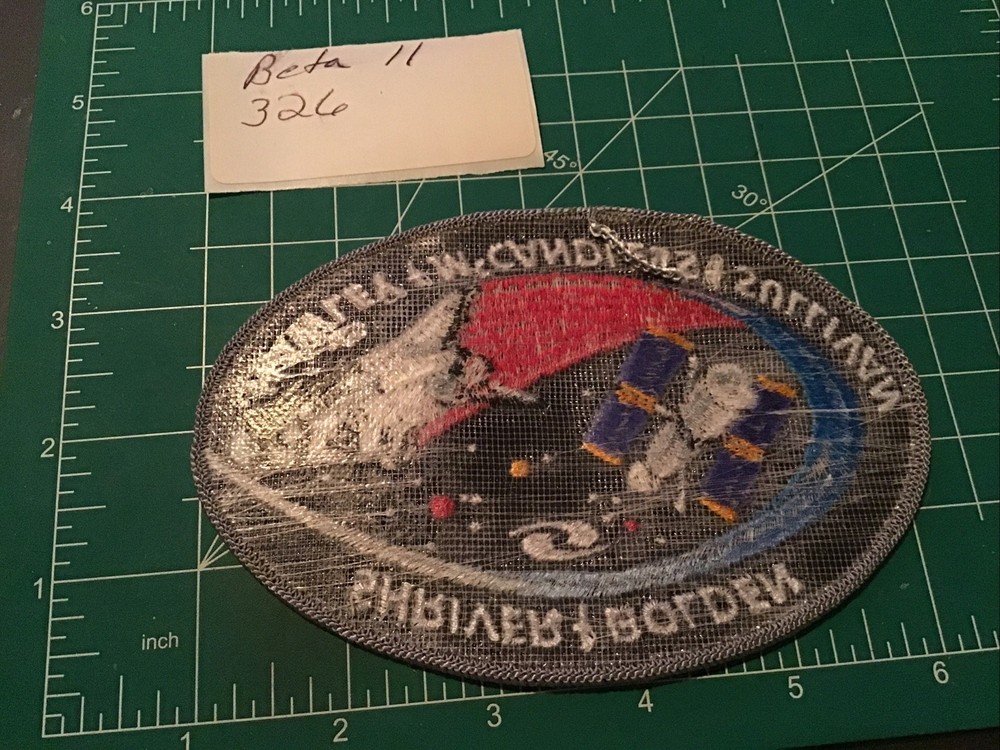 NASA Space Shuttle Hubble shriver bolden Hawley Sullivan mccandless Patch