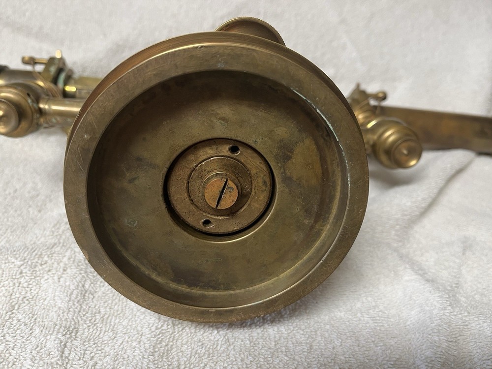ANTIQUE DUMPY (WYE) TRANSIT /LEVEL SIGNED BY JAMES W. QUEEN