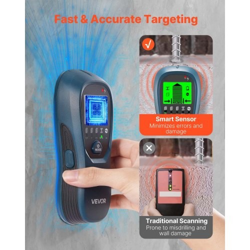 Stud Finder Wall Scanner 5 In 1 Electronic Detector With Smart Sensor 0 6