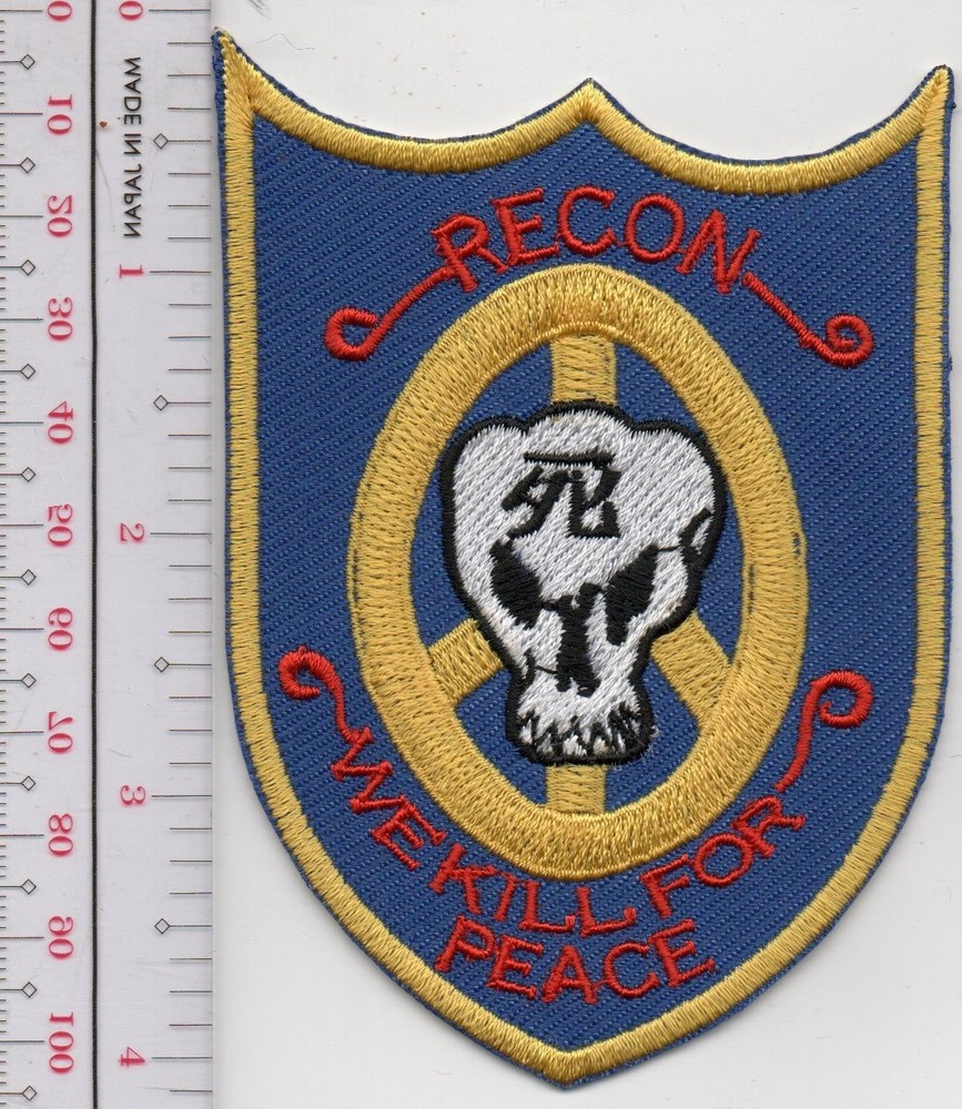 US Army Recon We Kill For Peace Patch NO TARIFF