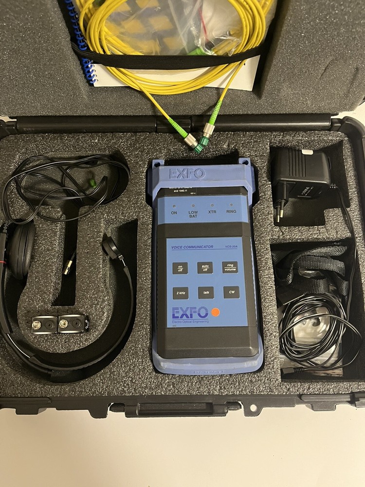 Exfo VCS-20A Fiber Voice Communicator Test Set