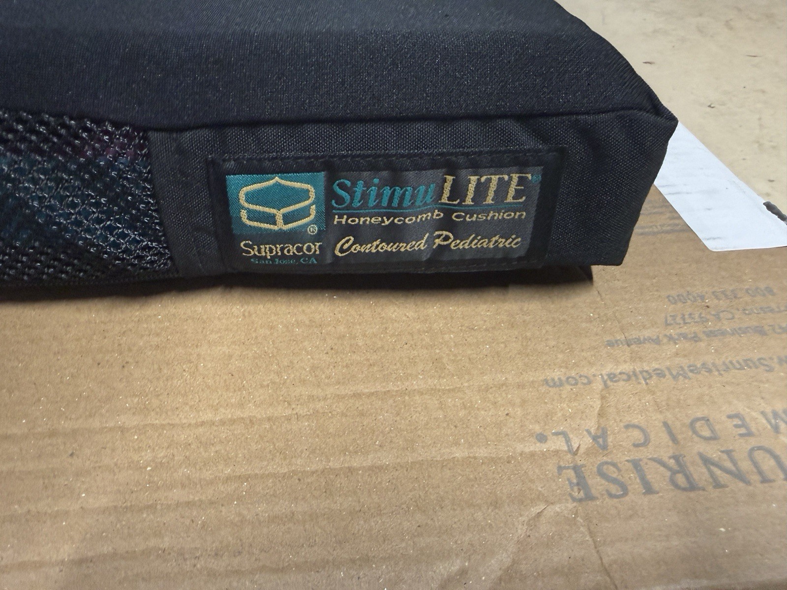 Supracor Stimulite Honeycomb Wheelchair Cushion 14x14 Contour Demo Item