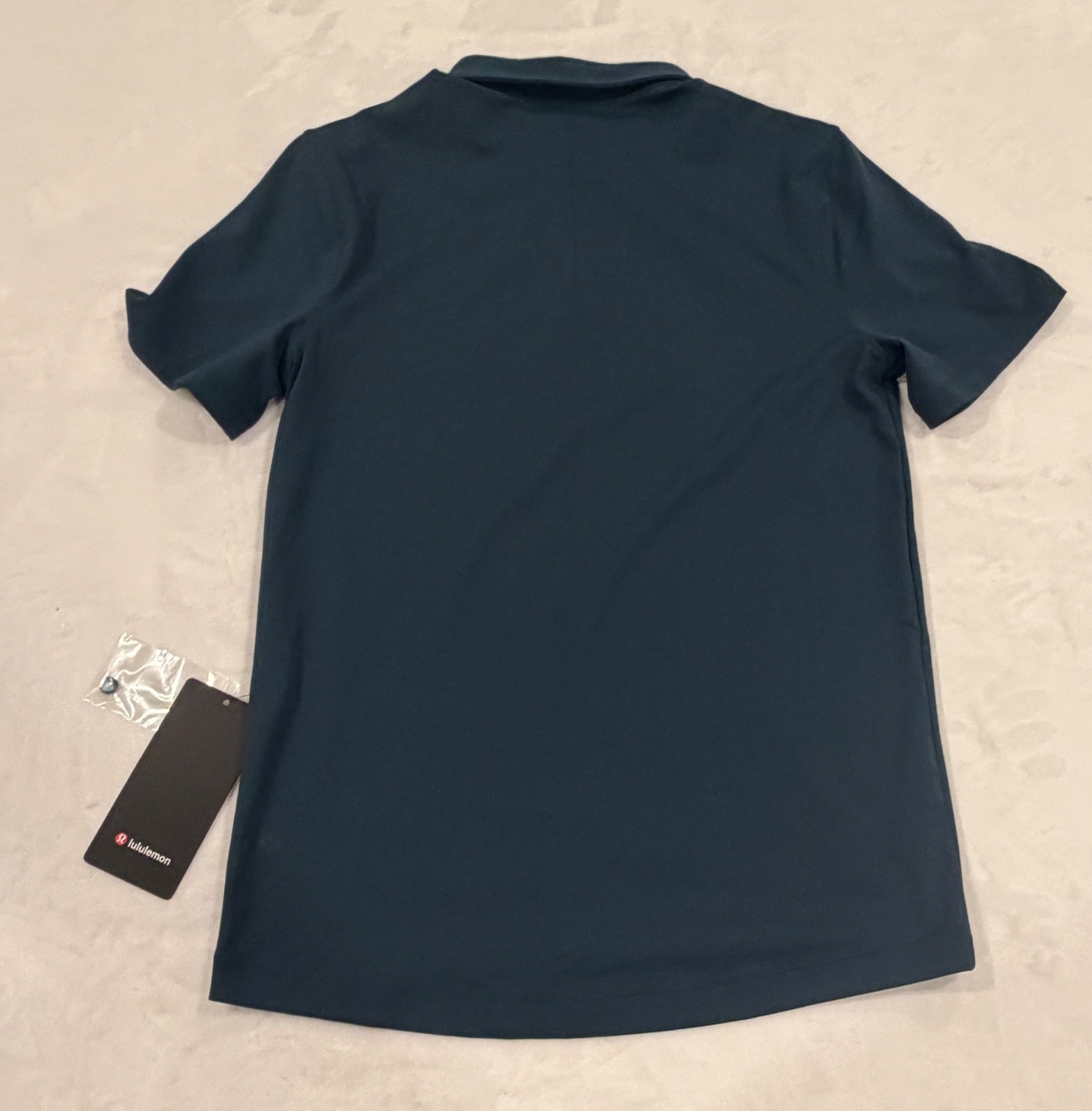 Lululemon ShowZero Slim-Fit Polo Shirt Men's Size M Blue