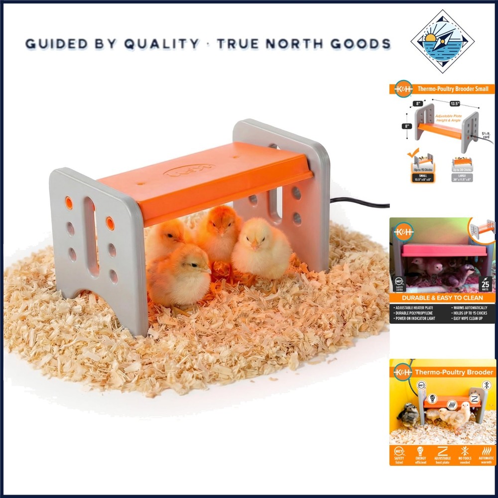 Chicken Brooder Heater for Chicks, Adjustable Heating Plate for 15 Chicks