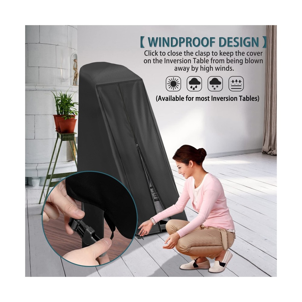 Inversion Table Cover - Dustproof and Waterproof Inversion Equipment Protecti...