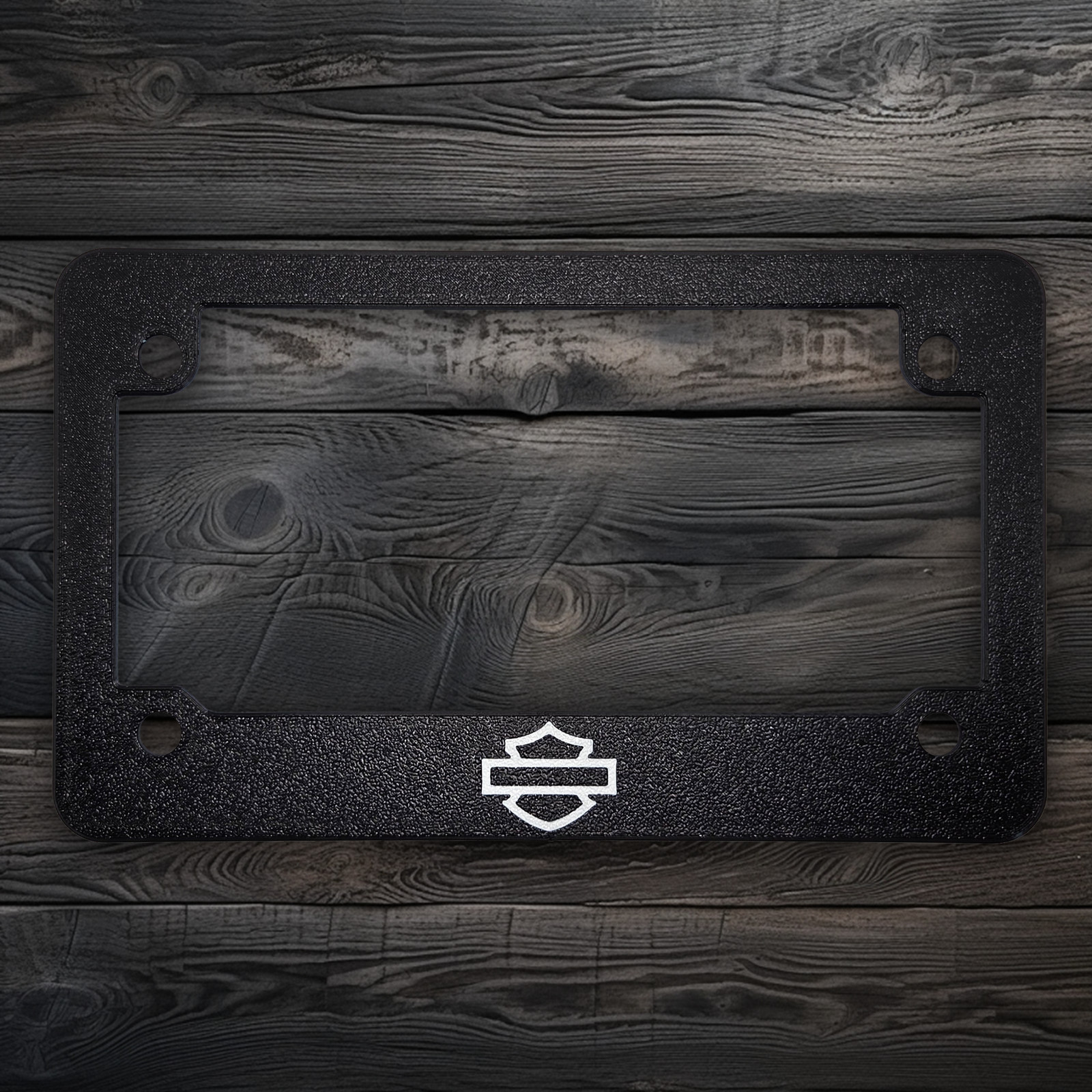 For Harley Davidson Motorcycle Textured License Plate Frame (ALL MODELS & YEARS)