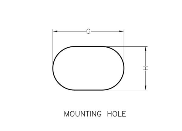 Snap Bushing Webbed Oval