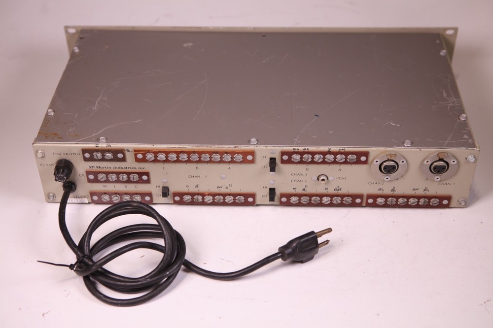 Mcmartin Accu-five Discrete Transformer Microphone Preamp/mixer
