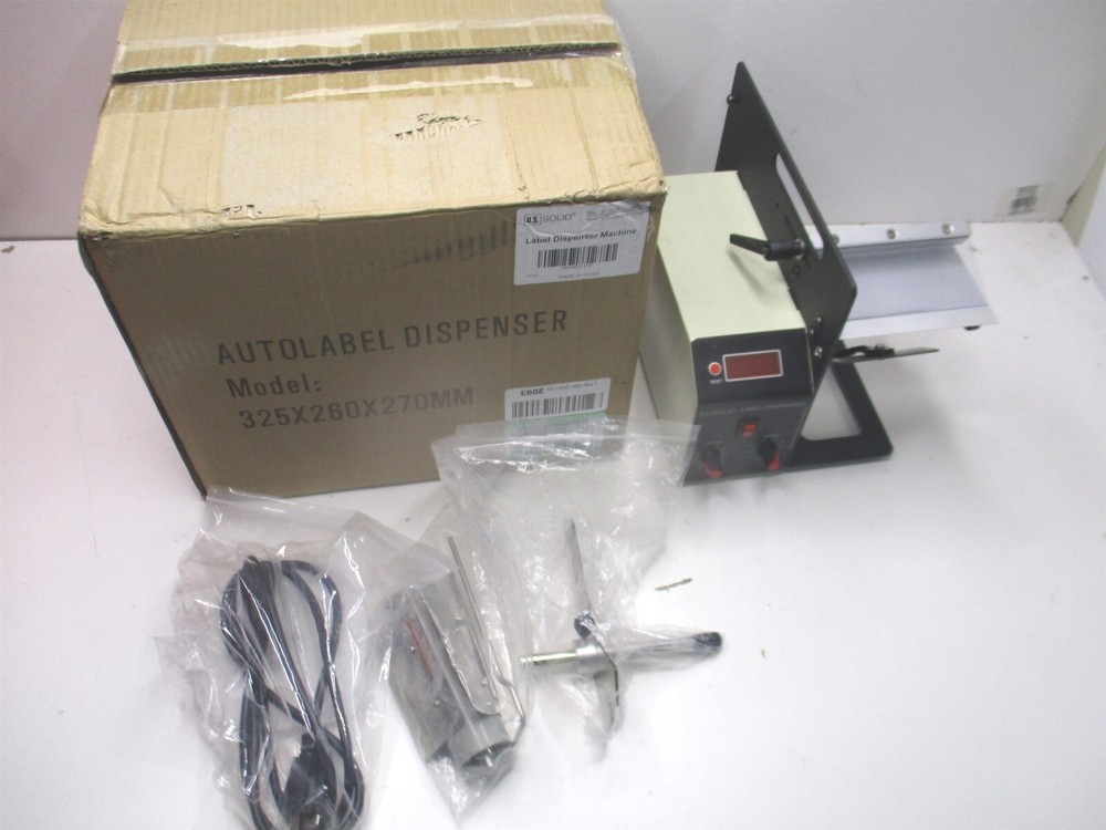 U.S. Solid 160MM Label Dispensing Machine for Translucent and Opaque Labels