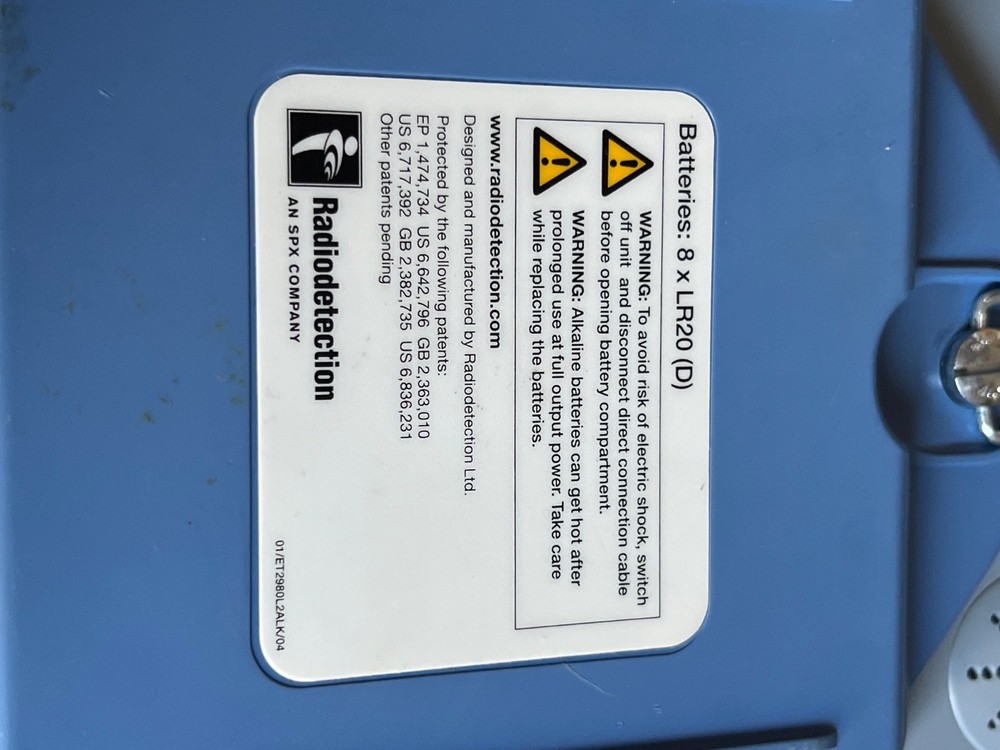 Radiodetection SPX RD7100PL Cable Pipe Locator With TX-10 Transmitter