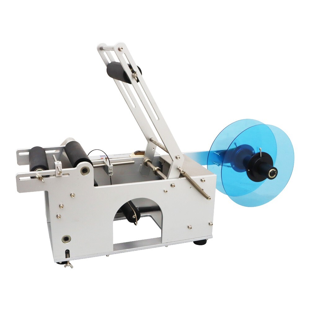 Round Bottle Labeling Machine Label Applicator Machine Packing Tool Ф0.47"-3.54"