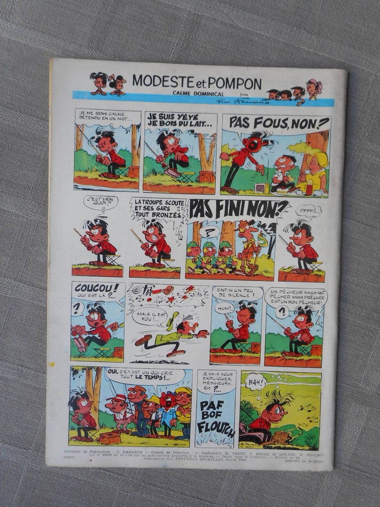 Hebdo Tintin 1St Series No. 871 Correct Condition
