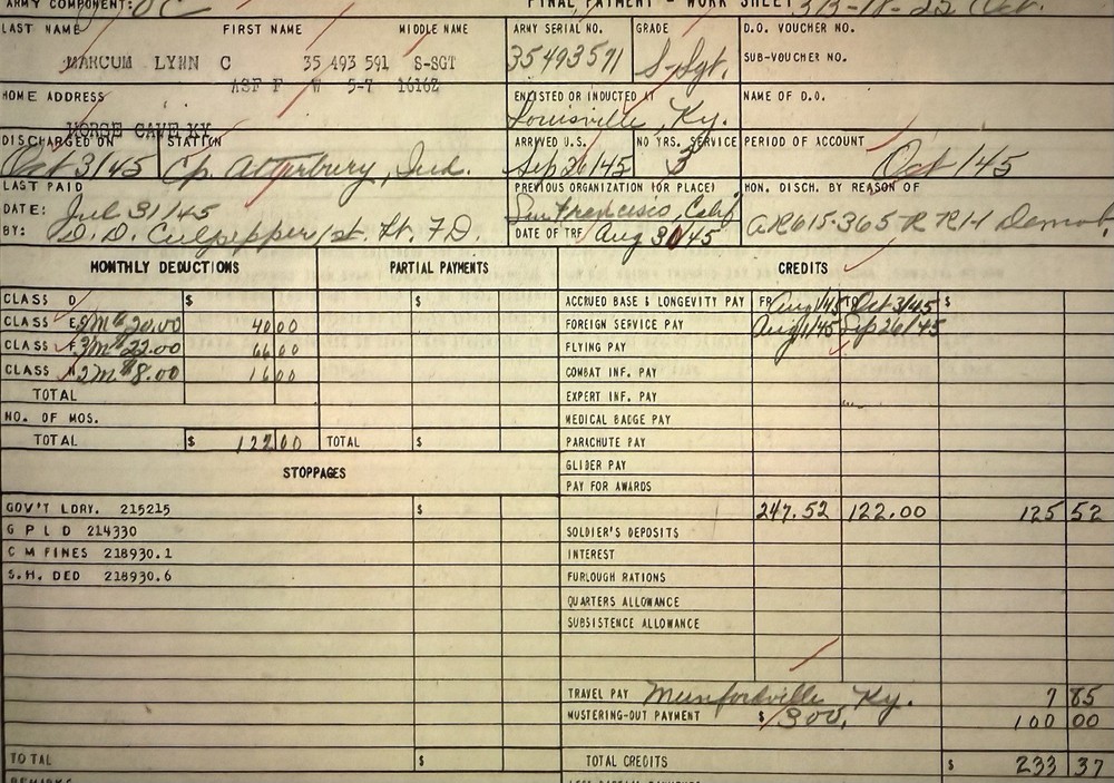 WW2 NOK Dog Tag 339th Engineer General Service Regiment Headquarters Ser (9)