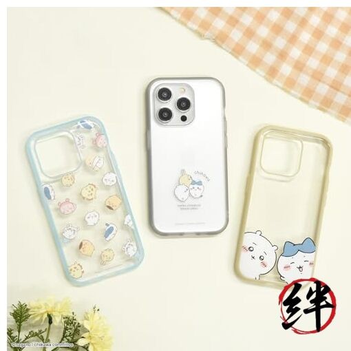 Chiikawa IIIFIT Clear iPhone15 Pro compatible case Total pattern CK-25B